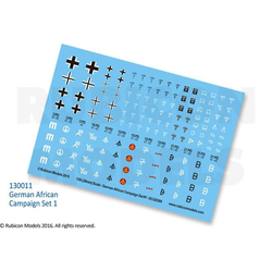 Rubicon Decal Sheet: German African Campaign Set 1