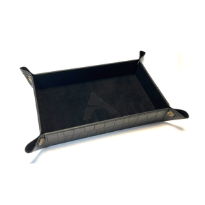 Alphaspel: Rectangular Dice Tray Dragonskin - Black