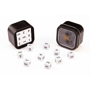 D6 Series: Opaque, White - 18-die Set (Acrylic)