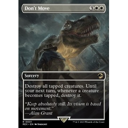 Magic löskort: Universes Beyond: Jurassic World Collection: Don't Move (V.1)