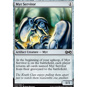 Magic löskort: Ultimate Masters: Myr Servitor (Foil)