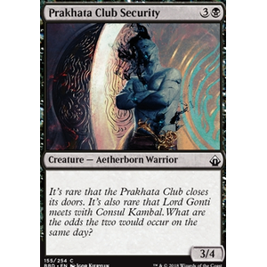 Magic löskort: Battlebond: Prakhata Club Security (Foil)