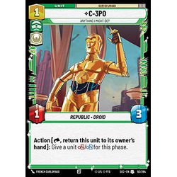 Star Wars: Unlimited Löskort: Secrets of Power: C-3PO, Anything I Might Do?