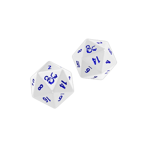 D&D 5.0: Icewind Dale - Heavy Metal D20 Dice Set (2)