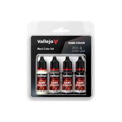Vallejo Game Color: Black set (4x18ml)