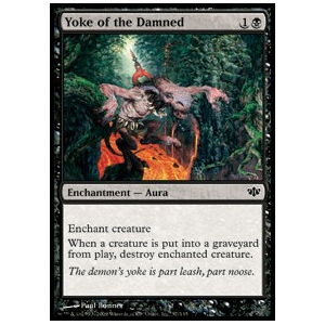 Magic löskort: Conflux Yoke of the Damned (Foil)