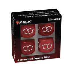 Ultra Pro Deluxe 22mm Loyalty Dice Mountain Red for Magic the Gathering
