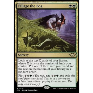 Magic löskort: Outlaws of Thunder Junction: Pillage the Bog