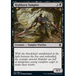 Magic löskort: Zendikar Rising: Highborn Vampire