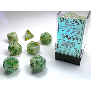 Marble Green w/dark green (7-Die set)