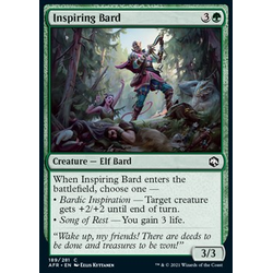 Magic löskort: Adventures in the Forgotten Realms: Inspiring Bard (Foil)