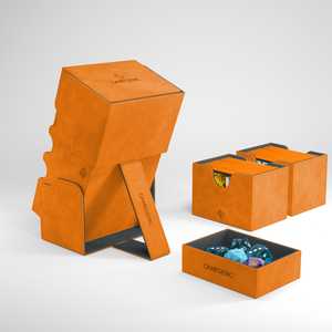 GameGenic Stronghold 200+ Convertible Deck Box Orange