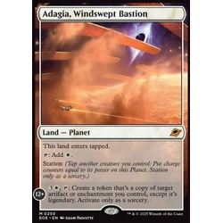 Magic löskort: Edge of Eternities: Adagia, Windswept Bastion
