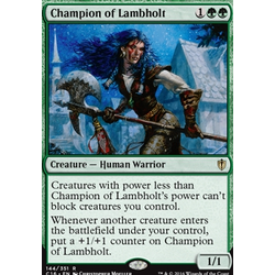 Magic löskort: Commander 2016 Champion of Lambholt