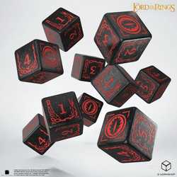 The Lord of the Rings D6 Dice Set: Mordor (10)