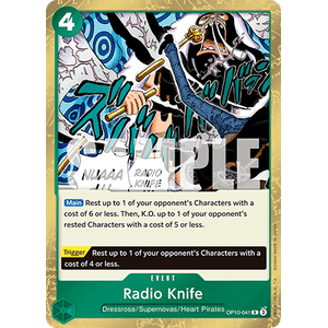 One Piece Löskort: Royal Blood: Radio Knife