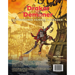 Drakar och Demoner: Pappfigurer - Vänner & Fiender