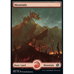 Magic löskort: The Brothers' War: Mountain (V.2) (Foil)