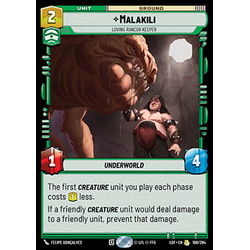 Star Wars: Unlimited Löskort: Legends of the Force: Malakili, Loving Rancor Keeper