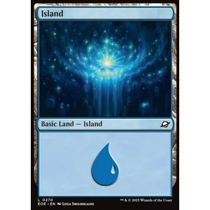 Magic löskort: Edge of Eternities: Island (V.3)