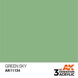3rd Gen Acrylics: Green Sky