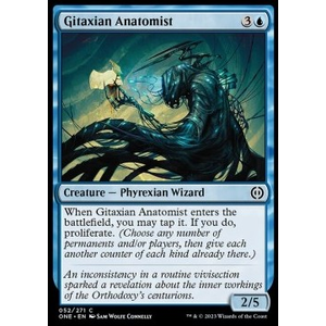 Magic löskort: Phyrexia: All Will Be One: Gitaxian Anatomist