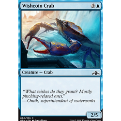 Magic löskort: Guilds of Ravnica: Wishcoin Crab (Foil)