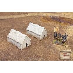 15mm Western style military tents big
