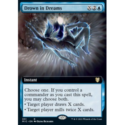 Magic löskort: Commander: Innistrad: Midnight Hunt: Drown in Dreams (alternative art)