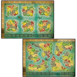 Heroes of Land, Air & Sea: Two Worlds Gamemat 48" x 34'' (EN)