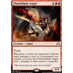Magic löskort: Shadows over Innistrad: Flameblade Angel