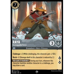 Lorcana Löskort: Ursula's Return: Raya - Unstoppable Force (Foil)