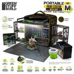 Miniature Portable Paint Station - Camouflage