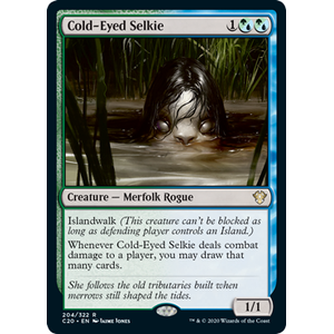 Magic löskort: Commander 2020: Cold-Eyed Selkie