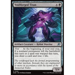 Magic löskort: Edge of Eternities: Voidforged Titan