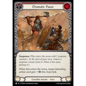 FaB Löskort: Super Slam: Dramatic Pause (Red) (Rainbow Foil)