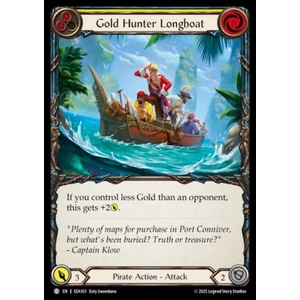 FaB Löskort: High Seas: Gold Hunter Longboat (Rainbow Foil)