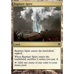 Magic löskort: Commander 2013: Rupture Spire
