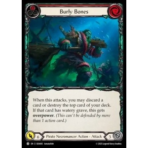 FaB Löskort: High Seas: Burly Bones (Red) (Rainbow Foil)