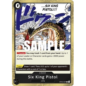 One Piece Löskort: Pillars of Strength: Six King Pistol