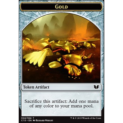 Magic löskort: Commander 2015: Gold / Knight Token