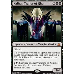 Magic löskort: Oath of the Gatewatch: Kalitas, Traitor of Ghet