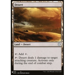 Magic löskort: The List: Desert