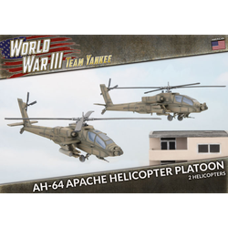 US AH-64 Apache Helicopter Platoon (plastic)