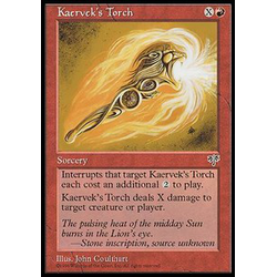 Magic löskort: Mirage: Kaervek's Torch