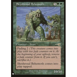 Magic löskort: The List: Skyshroud Behemoth