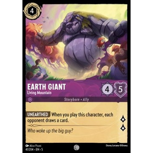 Lorcana Löskort: Shimmering Skies: Earth Giant - Living Mountain