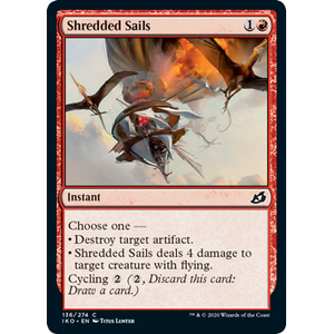 Magic löskort: Ikoria: Lair of Behemoths: Shredded Sails (Foil)