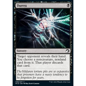 Magic löskort: Innistrad: Midnight Hunt: Duress
