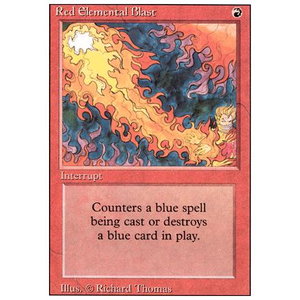 Magic löskort: Revised: Red Elemental Blast